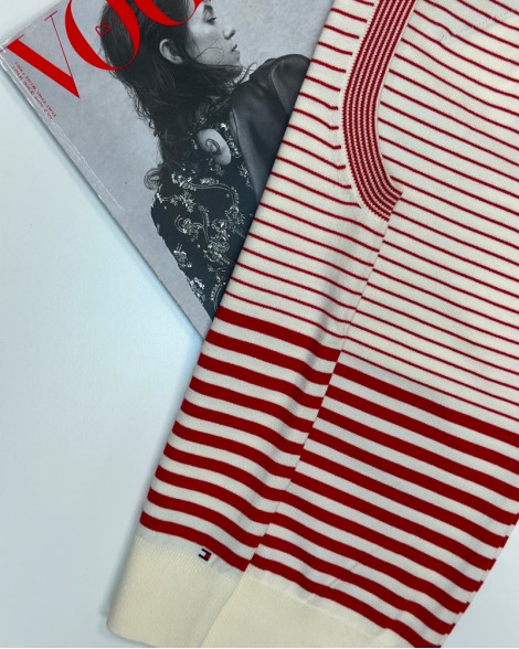 Vesta dámská Tommy Hilfiger proužkovaná